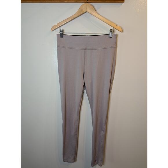 L.L.BEAN Women's Taupe Base Layer Pants Size M Ski Thermal Athletic Underwear - Picture 1 of 9